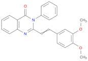 4(3H)-Quinazolinone, 2-[2-(3,4-dimethoxyphenyl)ethenyl]-3-phenyl-