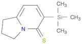 5(1H)-Indolizinethione, 2,3-dihydro-6-(trimethylsilyl)-