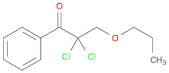 1-Propanone, 2,2-dichloro-1-phenyl-3-propoxy-