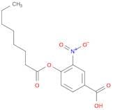 Benzoic acid, 3-nitro-4-[(1-oxooctyl)oxy]-