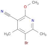 3-Pyridinecarbonitrile, 5-bromo-2-methoxy-4,6-dimethyl-