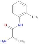 Propanamide, 2-amino-N-(2-methylphenyl)-, (2S)-