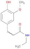 2-Propenamide, N-ethyl-3-(4-hydroxy-3-methoxyphenyl)-