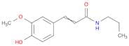 2-Propenamide, 3-(4-hydroxy-3-methoxyphenyl)-N-propyl-