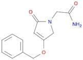 1H-Pyrrole-1-acetamide, 2,5-dihydro-2-oxo-4-(phenylmethoxy)-