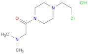 Piperazine, 1-(2-chloroethyl)-4-[(dimethylamino)acetyl]-, hydrochloride