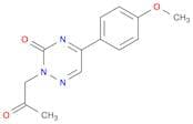1,2,4-Triazin-3(2H)-one, 5-(4-methoxyphenyl)-2-(2-oxopropyl)-