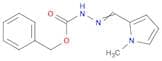 Hydrazinecarboxylic acid, 2-[(1-methyl-1H-pyrrol-2-yl)methylene]-, phenylmethyl ester