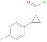 2-(4-fluorophenyl)cyclopropane-1-carbonyl chloride
