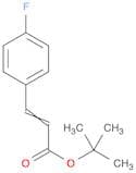 2-Propenoic acid, 3-(4-fluorophenyl)-, 1,1-dimethylethyl ester