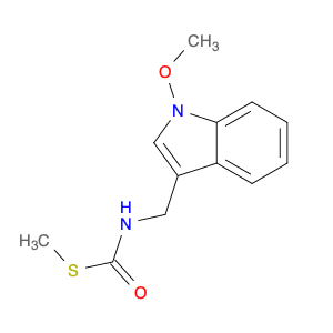 S-Methyl ((1-methoxy-1H-indol-3-yl)methyl)carbamothioate