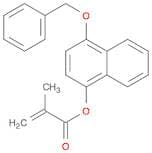2-Propenoic acid, 2-methyl-, 4-(phenylmethoxy)-1-naphthalenyl ester
