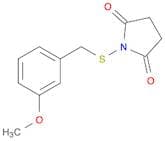 2,5-Pyrrolidinedione, 1-[[(3-methoxyphenyl)methyl]thio]-