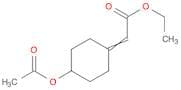 Acetic acid, 2-[4-(acetyloxy)cyclohexylidene]-, ethyl ester