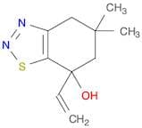1,2,3-Benzothiadiazol-7-ol, 7-ethenyl-4,5,6,7-tetrahydro-5,5-dimethyl-