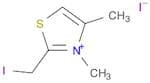 Thiazolium, 2-(iodomethyl)-3,4-dimethyl-, iodide (1:1)