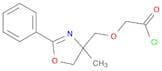 Acetyl chloride, [(4,5-dihydro-4-methyl-2-phenyl-4-oxazolyl)methoxy]- (9CI)