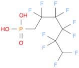 Phosphonic acid, (2,2,3,3,4,4,5,5,6,6-decafluorohexyl)- (9CI)