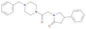 2-Pyrrolidinone, 1-[2-oxo-2-[4-(phenylmethyl)-1-piperazinyl]ethyl]-4-phenyl-