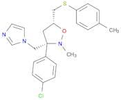 Isoxazolidine, 3-(4-chlorophenyl)-3-(1H-imidazol-1-ylmethyl)-2-methyl-5-[[(4-methylphenyl)thio]met…
