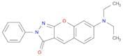 [1]Benzopyrano[2,3-c]pyrazol-3(2H)-one, 7-(diethylamino)-2-phenyl-