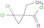 Cyclopropanecarbonyl chloride, 2,2-dichloro-1-ethyl-