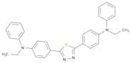 Benzenamine, 4,4'-(1,3,4-thiadiazole-2,5-diyl)bis[N-ethyl-N-phenyl-