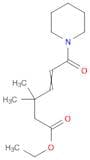 4-Hexenoic acid, 3,3-dimethyl-6-oxo-6-(1-piperidinyl)-, ethyl ester