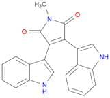 1H-Pyrrole-2,5-dione, 3,4-di-1H-indol-3-yl-1-methyl-
