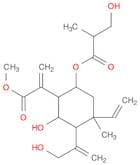 Cyclohexaneacetic acid, 4-ethenyl-2-hydroxy-3-[1-(hydroxymethyl)ethenyl]-6-(3-hydroxy-2-methyl-1-o…