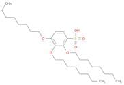 Benzenesulfonic acid, 2,3,4-tris(octyloxy)-