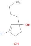 4-Cyclopentene-1,3-diol, 1-butyl-4-fluoro-