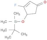 2-Cyclopenten-1-one, 4-[[(1,1-dimethylethyl)dimethylsilyl]oxy]-3-fluoro-
