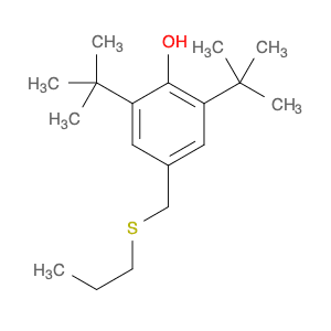 Phenol, 2,6-bis(1,1-dimethylethyl)-4-[(propylthio)methyl]-
