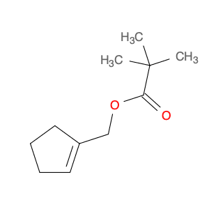 Propanoic acid, 2,2-dimethyl-, 1-cyclopenten-1-ylmethyl ester