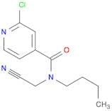 4-Pyridinecarboxamide, N-butyl-2-chloro-N-(cyanomethyl)-