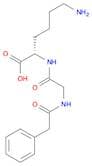 (S)-6-Amino-2-(2-(2-phenylacetamido)acetamido)hexanoic acid