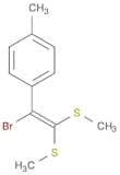 Benzene, 1-[1-bromo-2,2-bis(methylthio)ethenyl]-4-methyl-