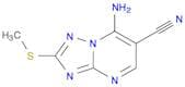 7-Amino-2-(methylthio)-[1,2,4]triazolo[1,5-a]pyrimidine-6-carbonitrile