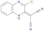 2-(3-Chloro-1,2-dihydroquinoxalin-2-ylidene)propanedinitrile
