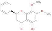4H-1-Benzopyran-4-one, 2,3-dihydro-5-hydroxy-7,8-dimethoxy-2-phenyl-, (2S)-
