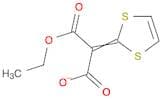 Propanedioic acid, 2-(1,3-dithiol-2-ylidene)-, 1-ethyl ester