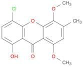 9H-Xanthen-9-one, 5-chloro-8-hydroxy-1,4-dimethoxy-3-methyl-
