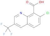 8-Quinolinecarboxylic acid, 7-chloro-3-(trifluoromethyl)-