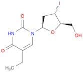 Uridine, 2',3'-dideoxy-5-ethyl-3'-iodo-