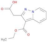 Pyrazolo[1,5-a]pyridine-2-acetic acid, 3-(ethoxycarbonyl)-