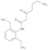 Heptanamide, N-(2,6-diethylphenyl)-3-oxo-