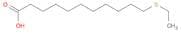 Undecanoic acid, 11-(ethylthio)-