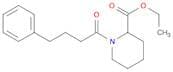 2-Piperidinecarboxylic acid, 1-(1-oxo-4-phenylbutyl)-, ethyl ester