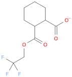 1,2-Cyclohexanedicarboxylic acid, mono(trifluoroethyl) ester (9CI)